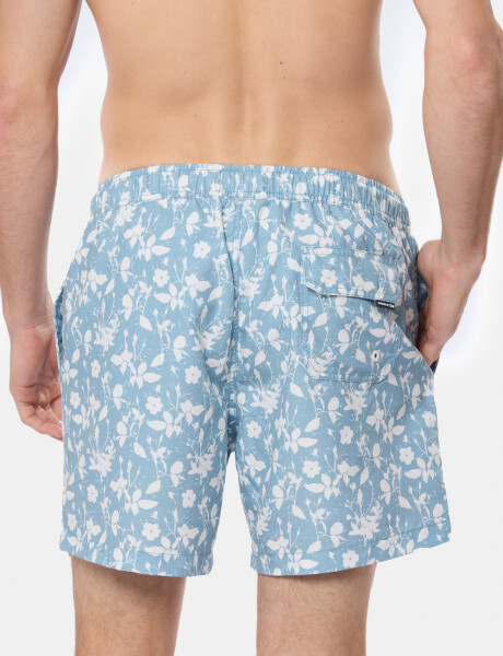 SHORT DE BAÑO ESTAMPADO Denim