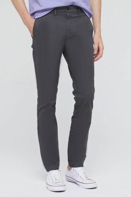 Pantalón Khaki Skinny Hombre Soft Black