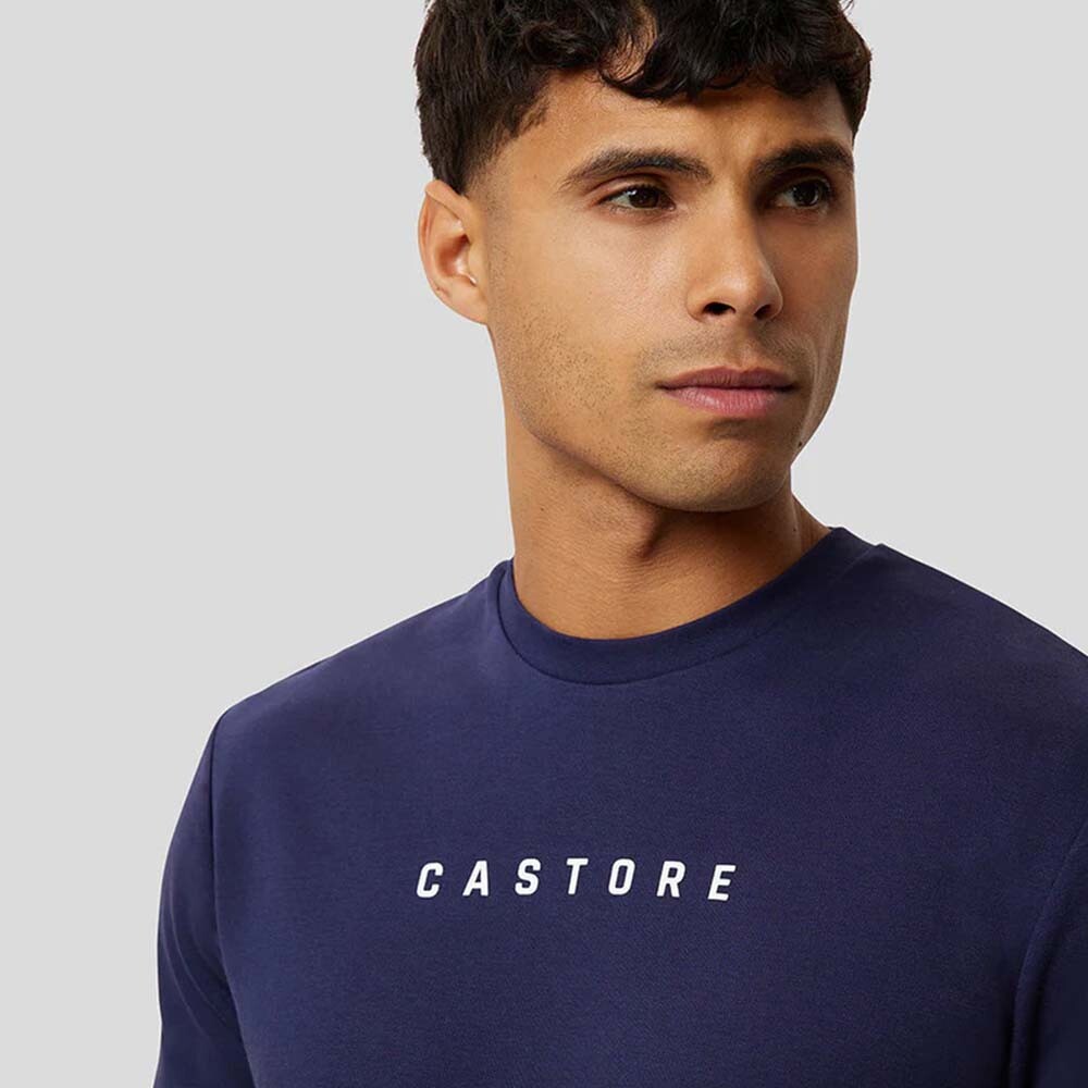 Colourblock Recovery Tee - Hombre Peacoat