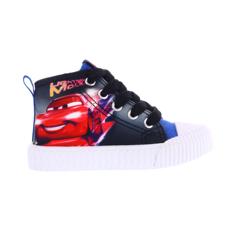 Championes Infantiles Disney Bota Deportiva Cars Azul - Negro