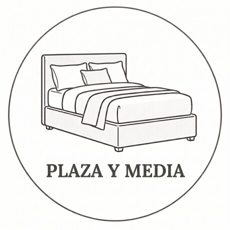 COLCHON TORONTO EN CAJA HÍBRIDO RESORTES PLAZA Y MEDIA