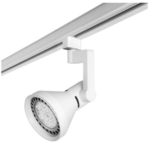 CABEZAL P/ RIEL PAR30 CONE 1XE27 MAX. 60W BLANCO MATE CABEZAL P/ RIEL PAR30 CONE 1XE27 MAX. 60W BLANCO MATE