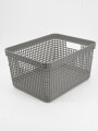 CESTA PLASTICA BEIGE