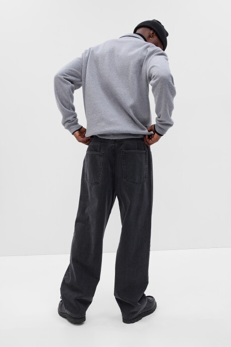 Jean Baggy Hombre Washed Black