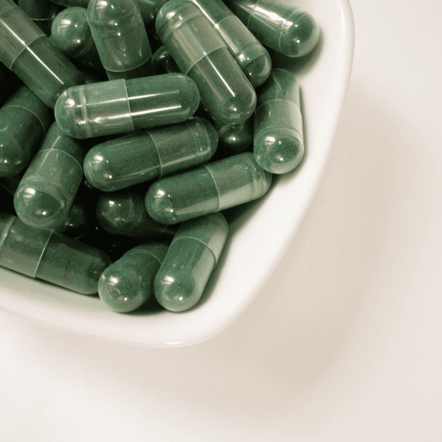 Alga Espirulina 400 en cápsulas Alga Espirulina 400 en cápsulas