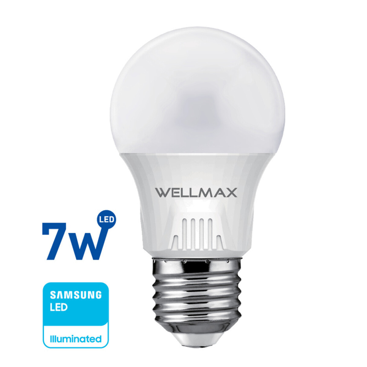 LAMPARA LED 7W (EQUIVALE 60W) A55-E27 FRIA WELLMAX ++ - N/a 