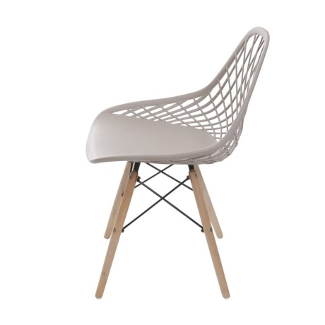 Silla Kaila Base En Madera Beige