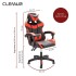 Silla Gamer De Escritorio Ergonomica Pc Gaming Tela Cuero Sintetico Imback Negro y Rojo Silla Gamer De Escritorio Ergonomica Pc Gaming Tela Cuero Sintetico Imback Negro y Rojo
