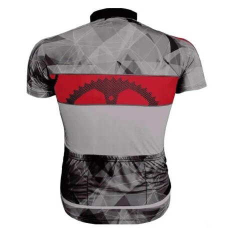 Camiseta de ciclismo con bolsillos Rojo