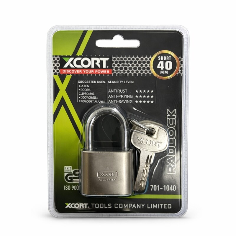 XCORT CANDADO DE BRONCE ACERADO 40MM Xcort Candado De Bronce Acerado 40mm