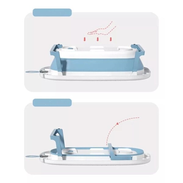 Bañito Plegable Cambiador Baño Con Sensor Temperatura Bañera Bebes Ducha Banito Imback Color Azul Bañito Plegable Cambiador Baño Con Sensor Temperatura Bañera Bebes Ducha Banito Imback Color Azul