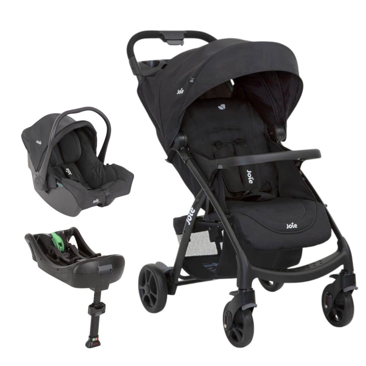 Sistema de Paseo Joie Muze LX – Cochecito + Baby Silla Juva + Base 