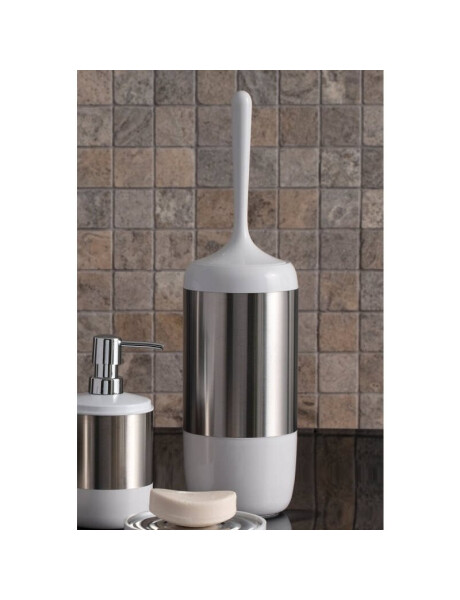 ESCOBILLA INODORO LIMA ACERO INOX 9x9x39CM BLANCO ESCOBILLA INODORO LIMA ACERO INOX 9x9x39CM BLANCO