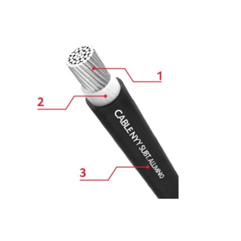 CABLE NYY SUBT. ALUMINIO 1X35,00MM2 90º CONDEL CABLE NYY SUBT. ALUMINIO 1X35,00MM2 90º CONDEL