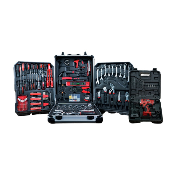 COMBO KIT HERR NAPPO NHK-110 VALIJA 499 PIEZAS +KIT TALADRO NHK-054 Unica