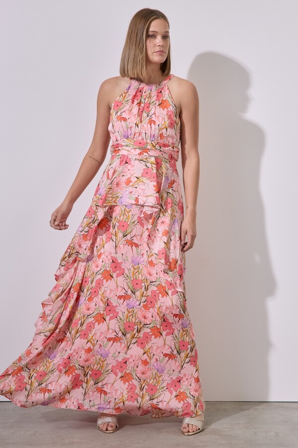 Vestido Maxi Sping CORAL/MULTI