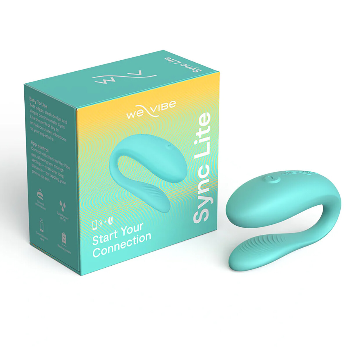 We Vibe Sync Lite Vibrador para Parejas App Verde 
