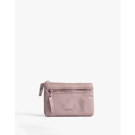 Monedero Nylon Con Bolsillo Violeta Lavanda