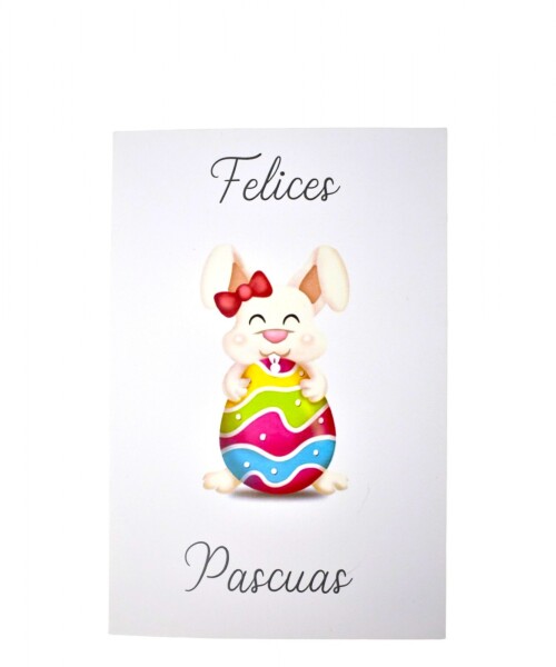 Tarjeta pascua 10x15. DISEÑO 1