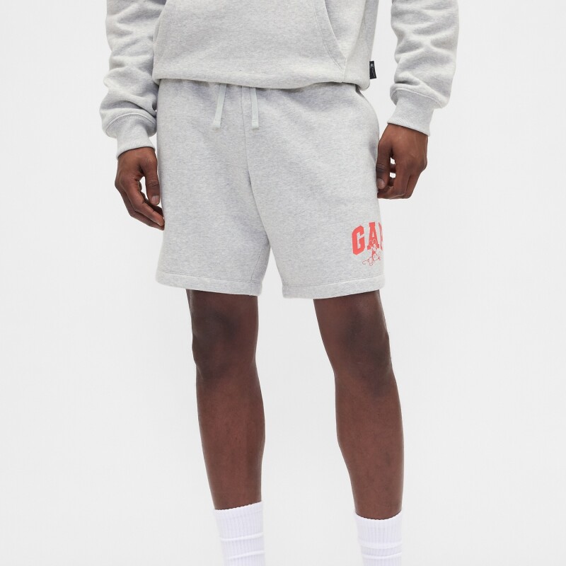 V-DIS DISNEY X GAP SHORT HEATHER GREY