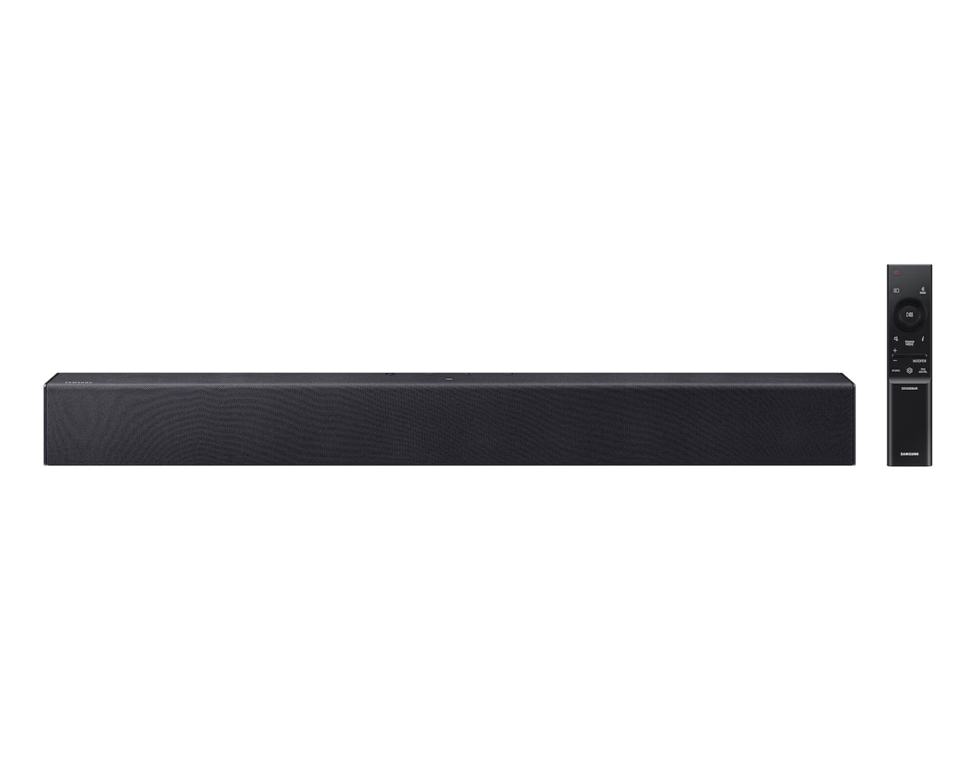Barra de Sonido Samsung HW-B400F 2.0ch Compacta con Woofer Integrado y HDMI ARC
