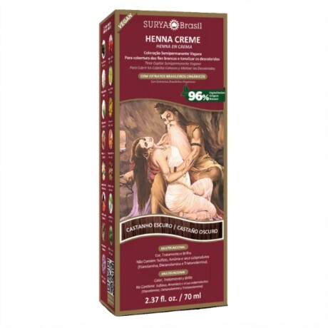 Tinta Surya Henna Crema Castaño Oscuro 70ml Tinta Surya Henna Crema Castaño Oscuro 70ml