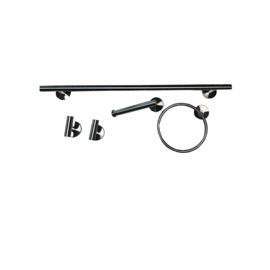 Set Accesorios Brusch Niquel Set Accesorios Brusch Niquel