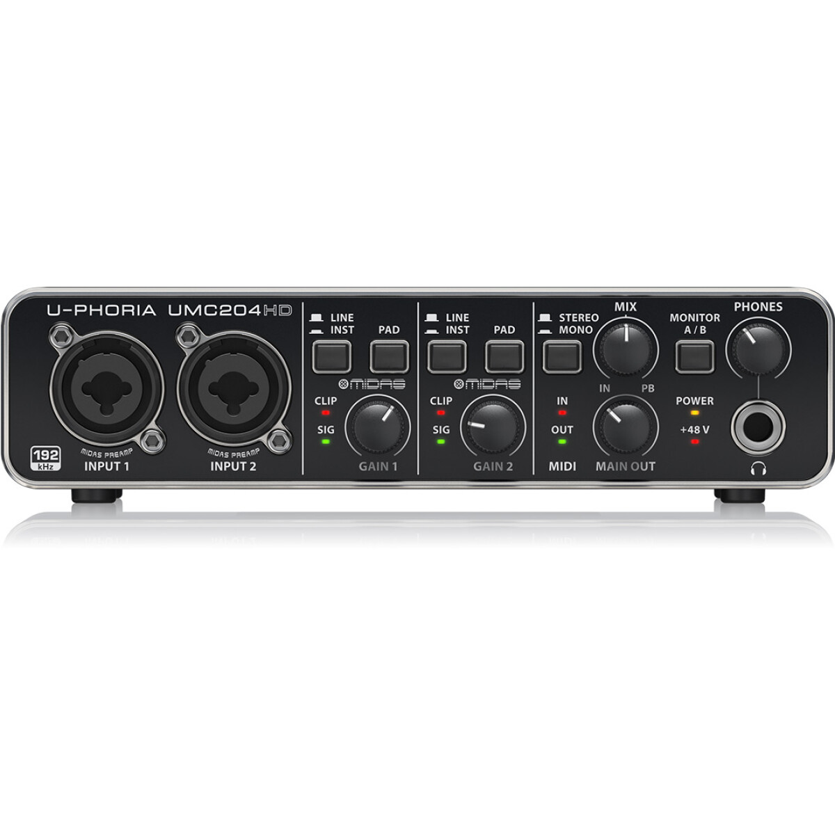 Interfaz De Audio Behringer Umc204hd — Palacio de la Música