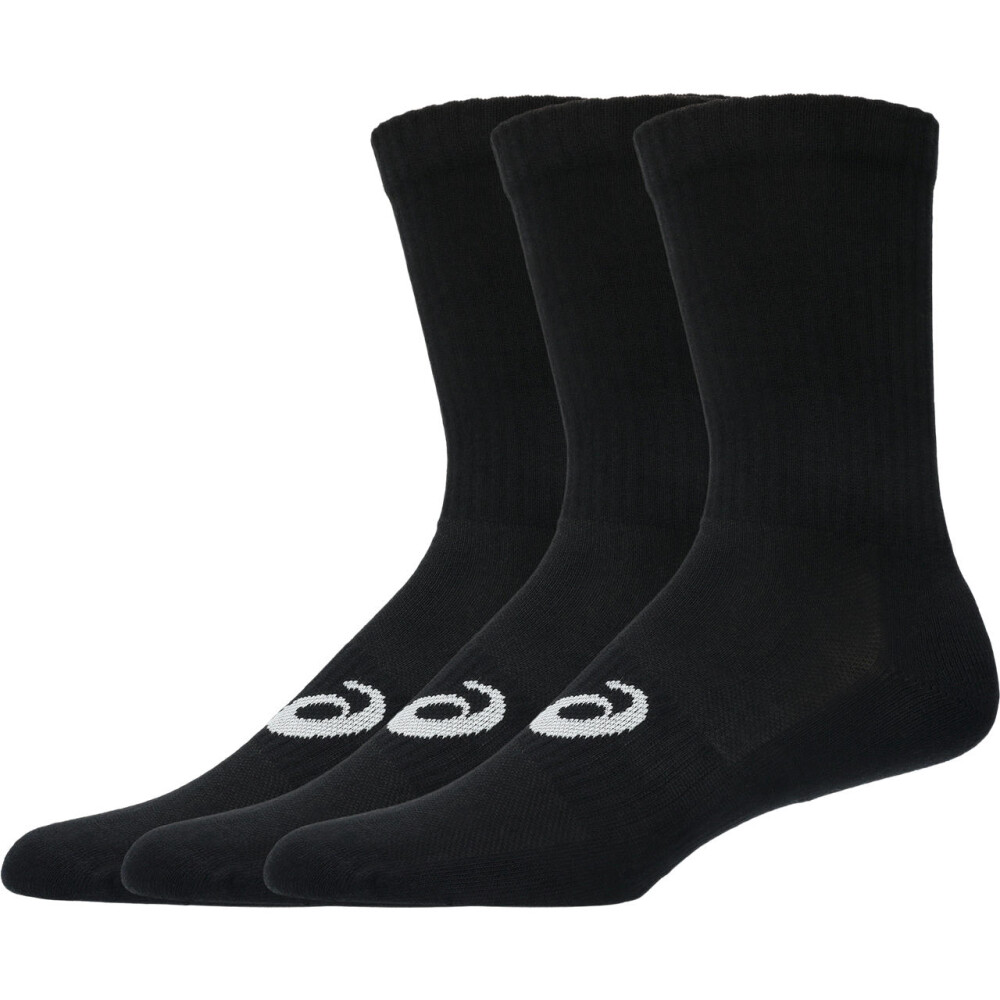 Medias s Training 3 Pack Crew Sock Unisex Performance Black