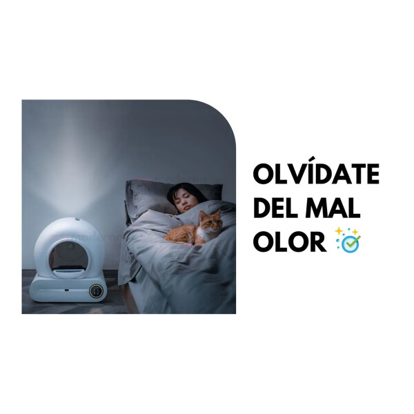 Arenero Caja Sanitario Caja Smart Inteligente App Wifi ARENERO SMART PARA GATOS JKQA001