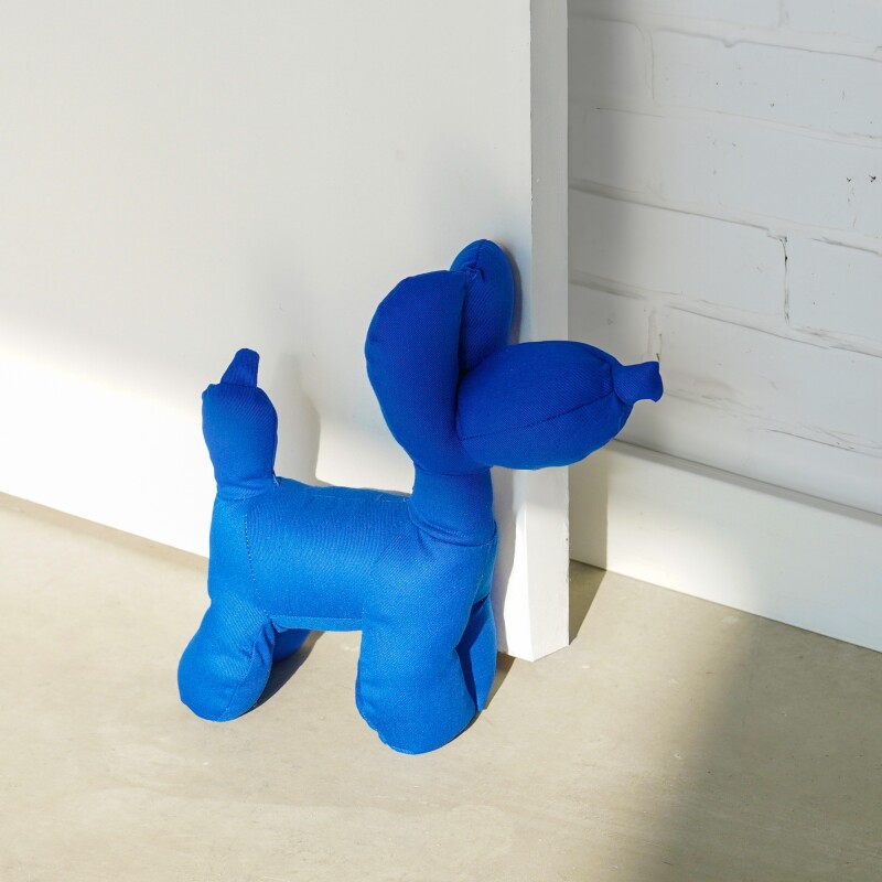 HFPUERDOG Sujeta Puertas Modelo Ballon Helio Ferreti - Azul Eléctrico