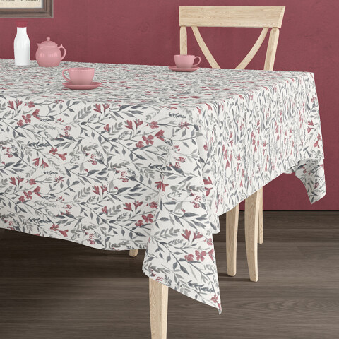 Mantel Waterproof Home Class 140 x 210 cm 3573 FLOR ROSA