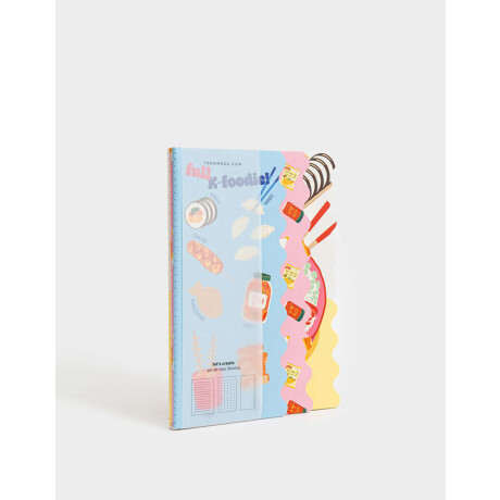 Set De 3 Libretas Con Bordes Ondulados Combinacion Multicolor