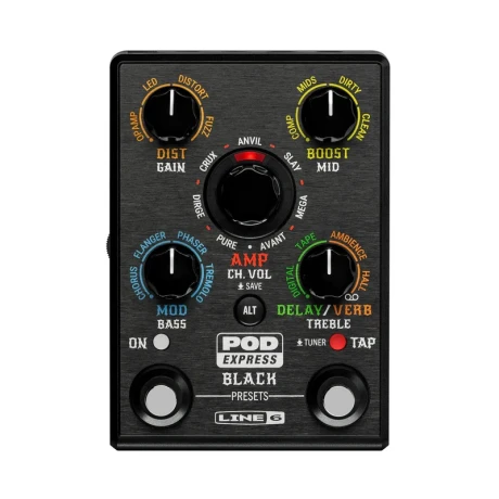 PEDAL DE EFECTOS LINE6 POD EXPRESS BLACK PEDAL DE EFECTOS LINE6 POD EXPRESS BLACK