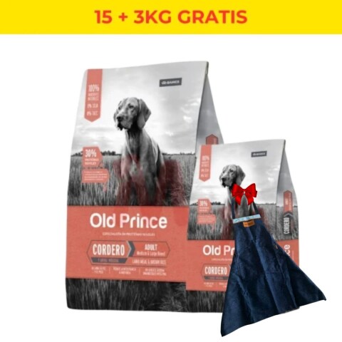 Old Prince Perro Adulto Med/Gde Cordero 15kg | Energía Old Prince Perro Adulto Med/Gde Cordero 15kg | Energía