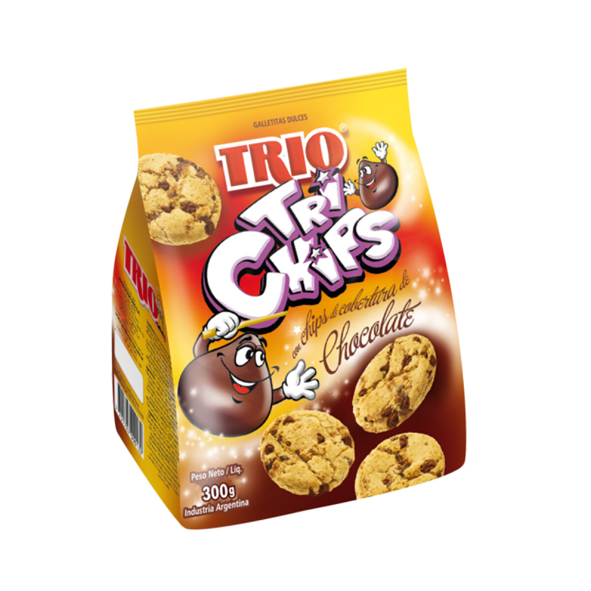 Galletita TRIO Pepas Surtidas y otras 300Grs - Trio Trichips 