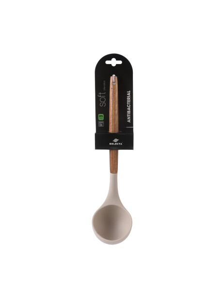 CUCHARON SILICONA 31CM MANGO ACACIA BEIGE CUCHARON SILICONA 31CM MANGO ACACIA BEIGE