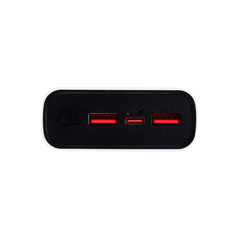 Power Bank LCD Unicell 20.000 mAh color blanco Power Bank Lcd Unicell 20.000 Mah Color Blanco