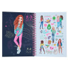 Doodle Book neón con set de bolígrafos neón Top Model Doodle Book neón con set de bolígrafos neón Top Model