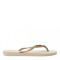 Sandalia de Mujer Havaianas Slim GLitter II Beige Arena - Dorado