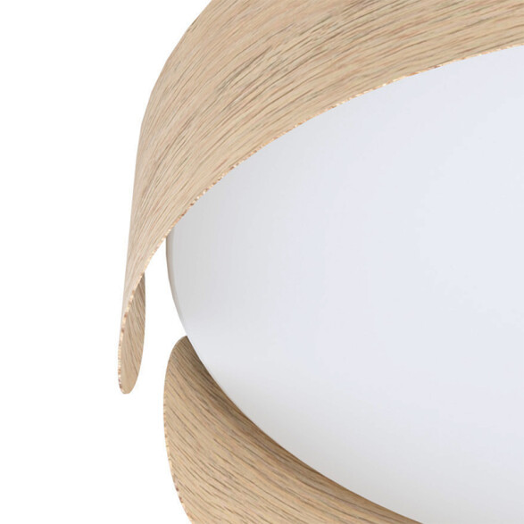 Plafón LED acero beige 20W cálida Ø370 VALCASOTTO EG3504