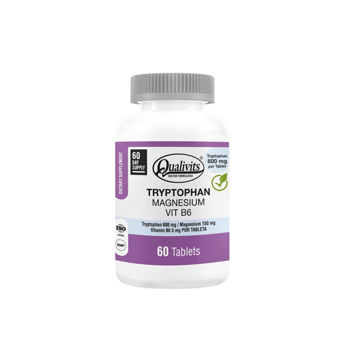 Qualivits - Tryptophan magnesiun Vit B6 x60 