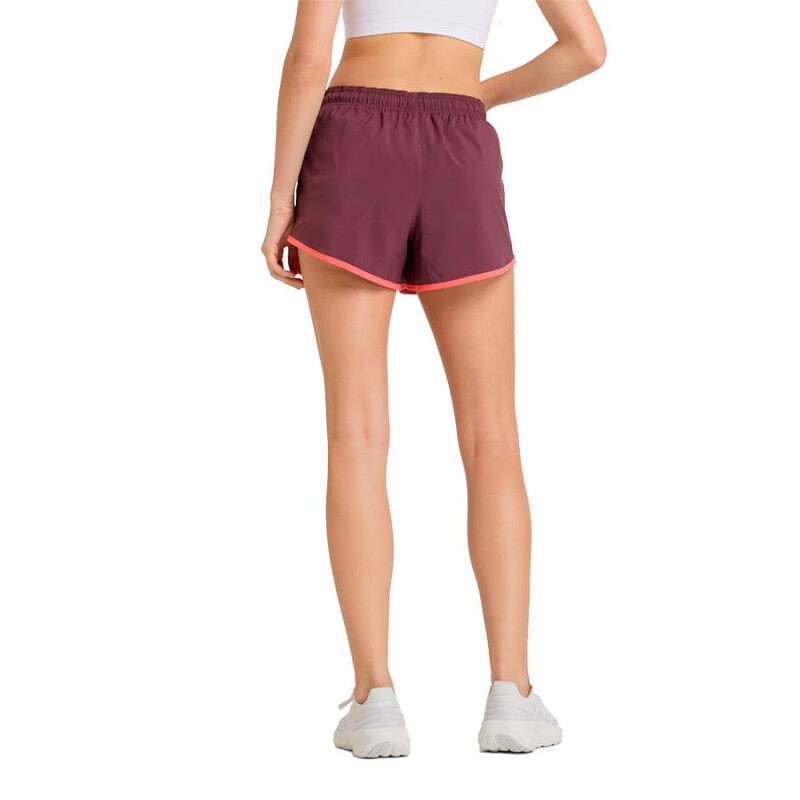 Short New Balance Essentials de Mujer - WS41226FDP Bordo