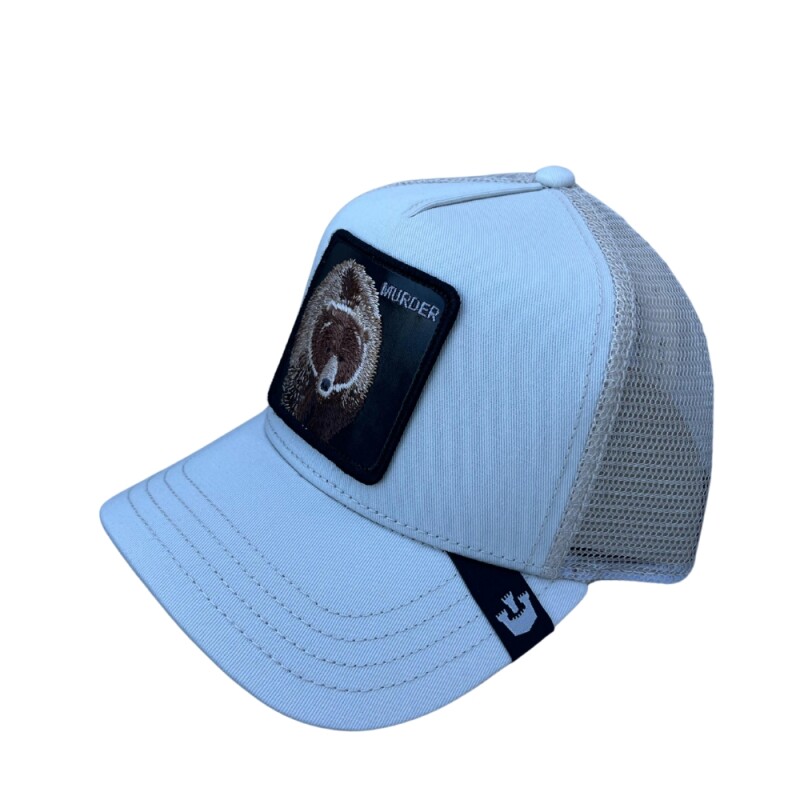 Gorra Goorin Bros Trucker Baseball - The Murder Bear Crema