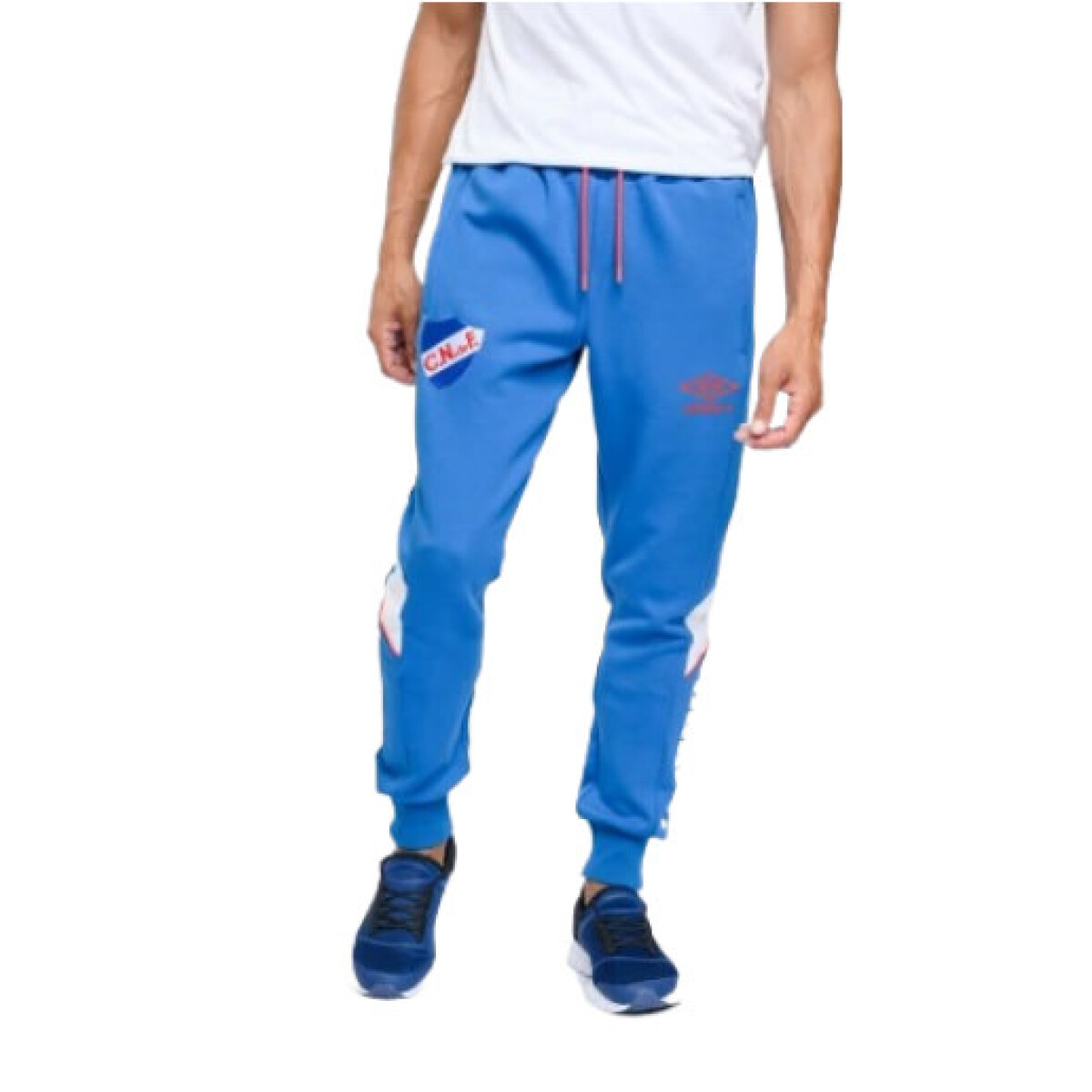 Pantalon de Hombre Umbro Nacional Retro - Azul Real - Blanco - Rojo 