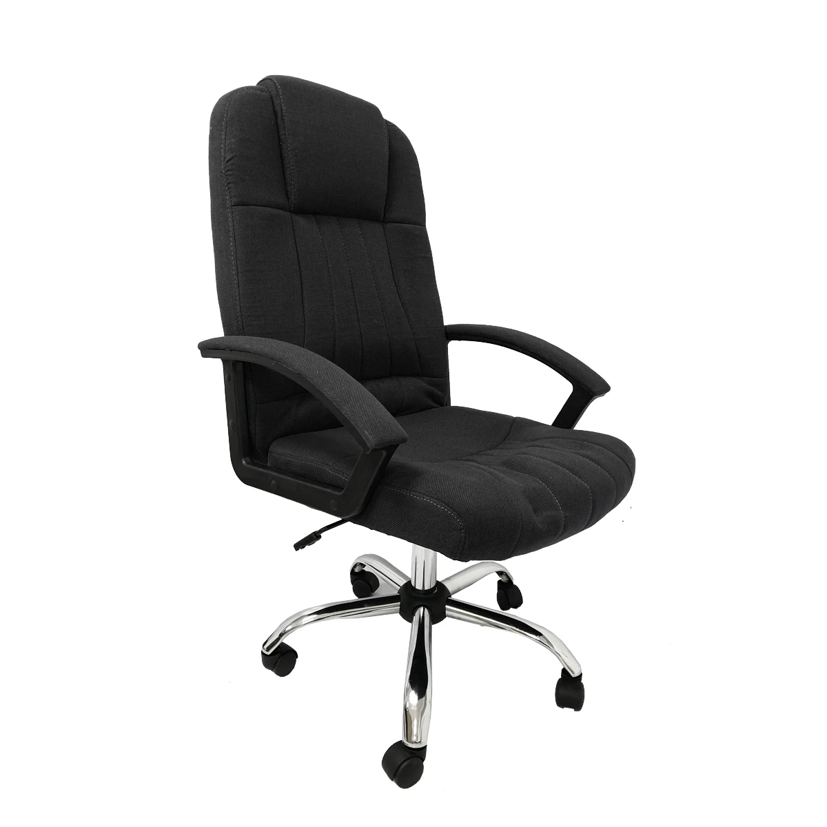 Silla giratoria de tela respaldo alto sistema de gas 