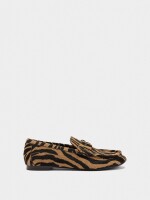 Mocasines De Piel Estampado Animal multicolor