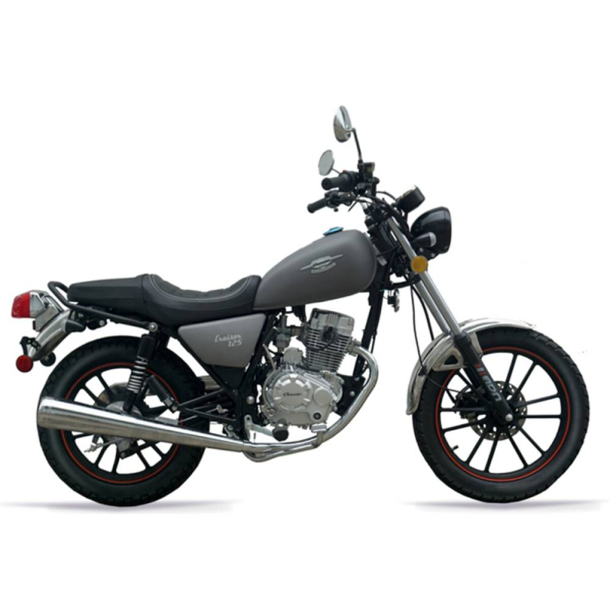 Moto Baccio Cruiser 125 - Gris 