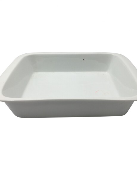FUENTE RECTANGULAR CERAMICA BLAN. 35X24X6.5CM FUENTE RECTANGULAR CERAMICA BLAN. 35X24X6.5CM