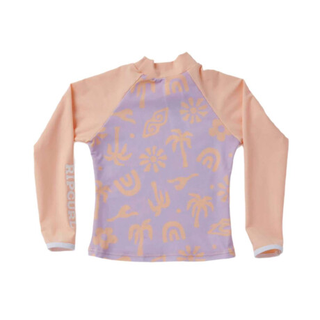 Lycra Rip Curl Low Tide Rash Lila
